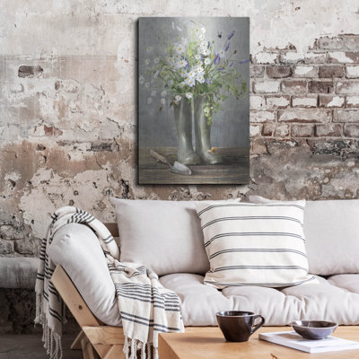 Winston Porter 'Cottage Gardening 1' by Danhui Nai Metal Wall Art,