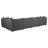 Tomasina Black 5-Piece Modular Sectional Sofa