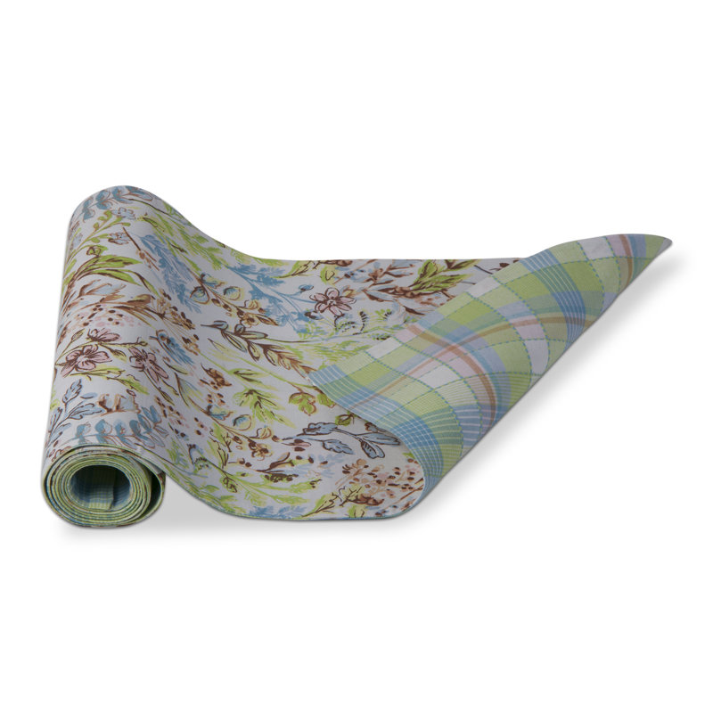Motif floral réversible imprimé à la main Meadow Runner