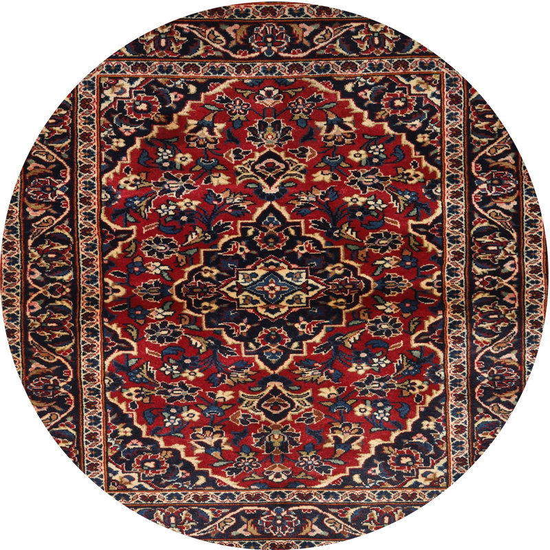 Darieus Oriental Indoor Rug, Round 6'