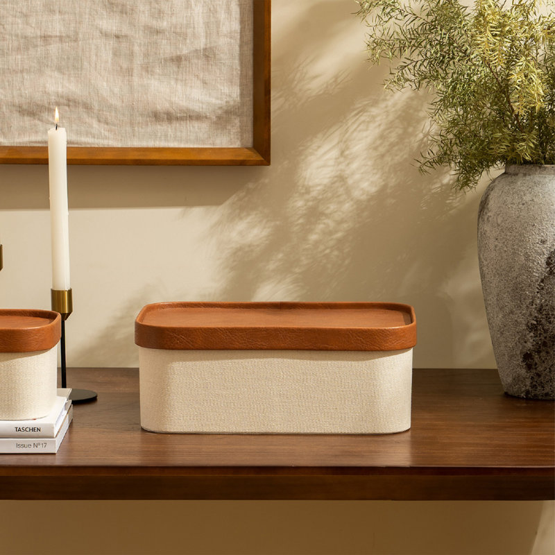 Red Barrel Studio Box, Beige/Brown