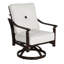 Coco Cushioned Dining Swivel Rocker