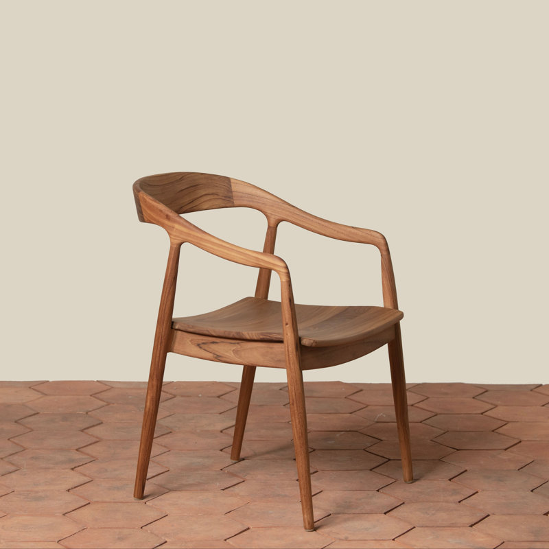 Ingrid Solid Wood Arm Chair