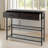 3 Tier Rustic Industrial 100Cm Console Table with Storage Drawers and Shelf, Entryway Furniture