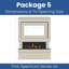 Evolution Fires Pre-Built Media Wall Package 5, finished in textured Venetian Plaster, includes Spectrum Series 44 Series 3-Sided Electric Fireplace-287806846