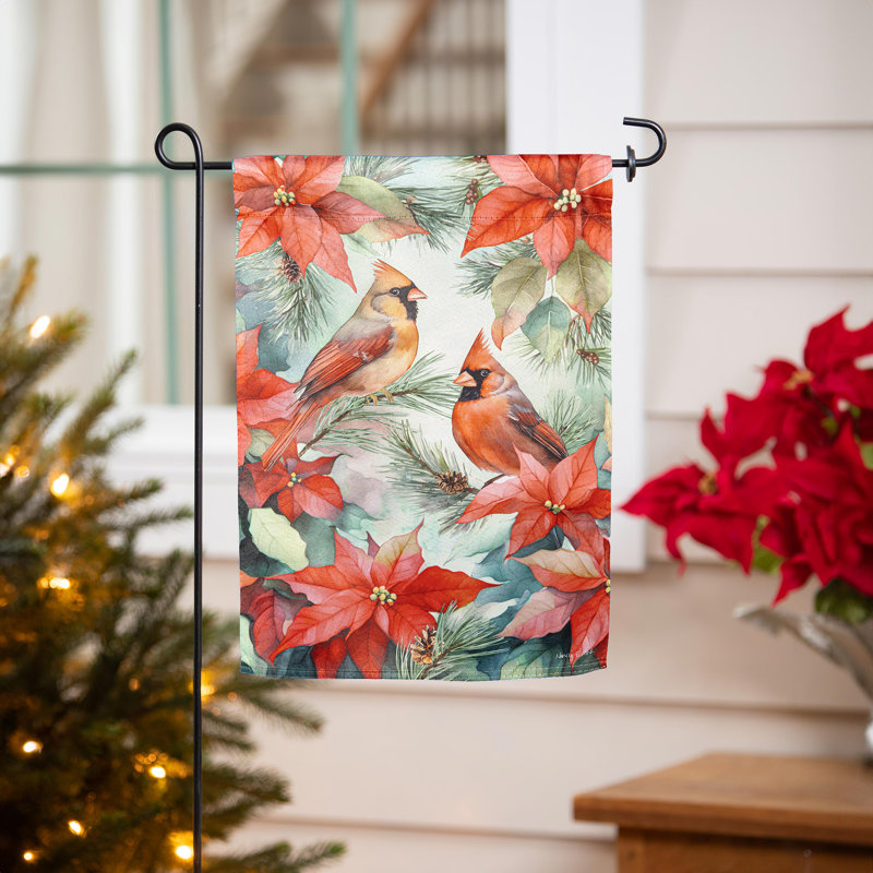 Drapeau de jardin Cardinals In Winter
