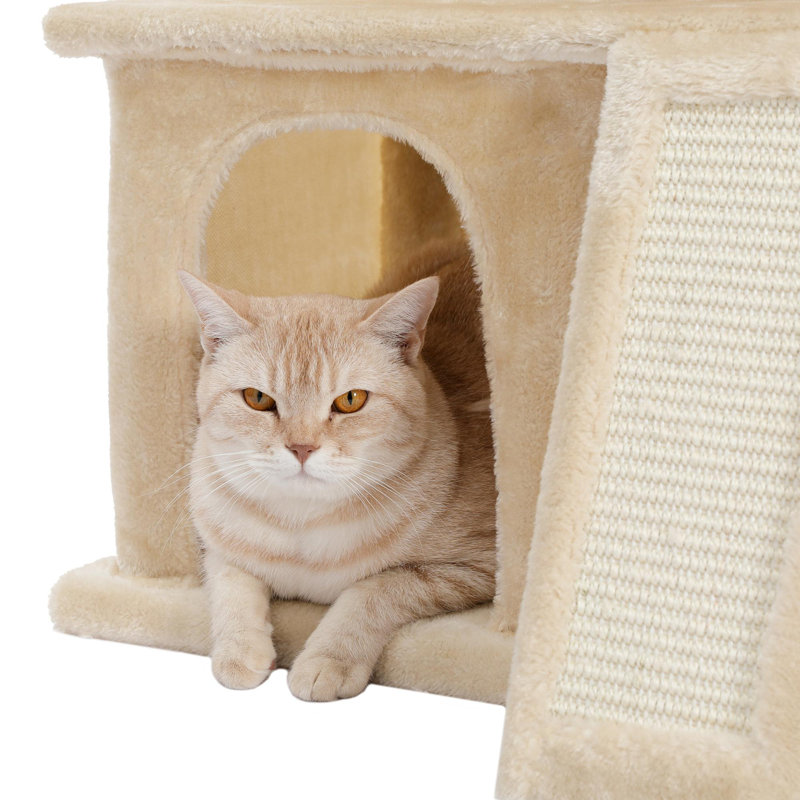Arbre à chat 34 po, Beige