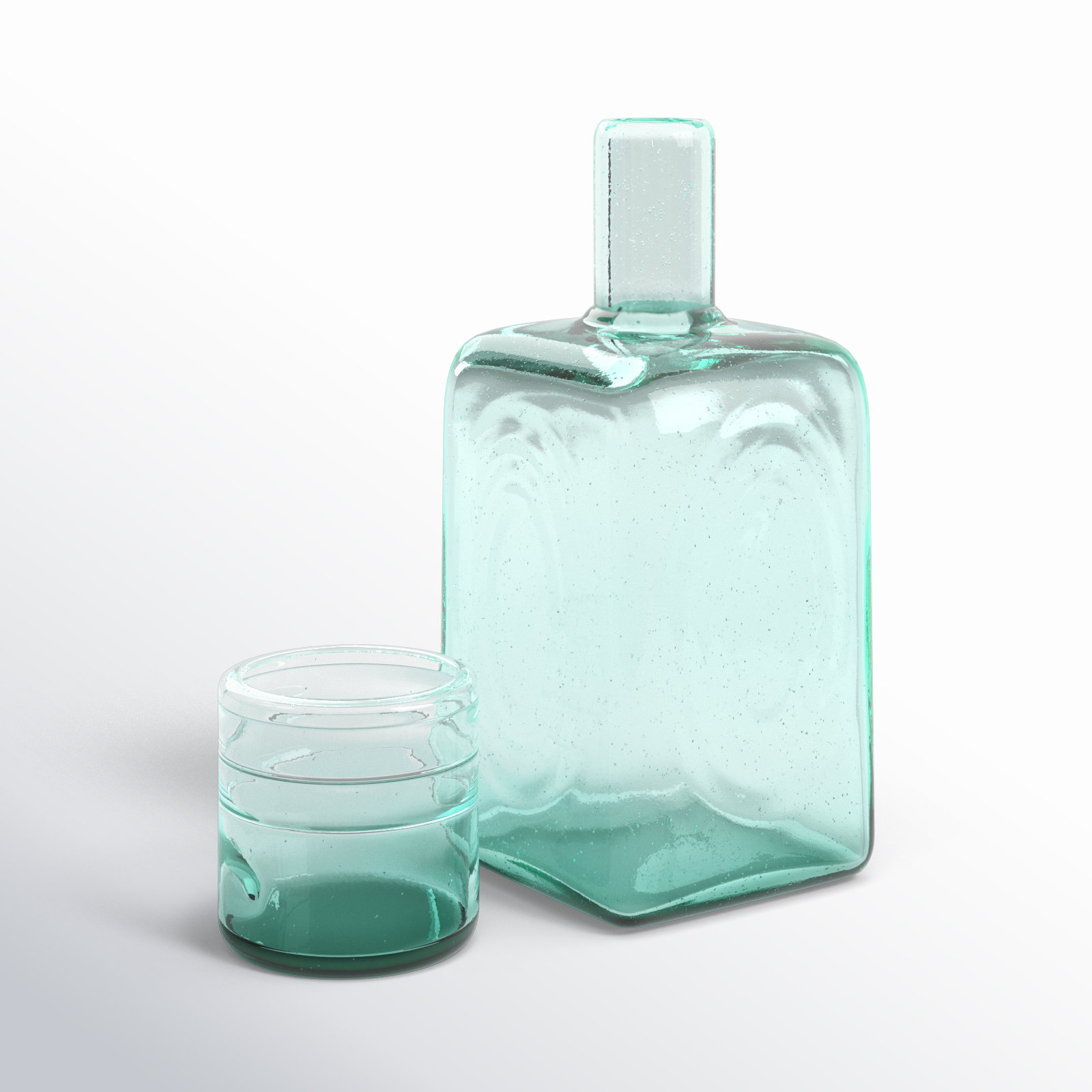 Yari 2-Piece Glass Carafe Set
