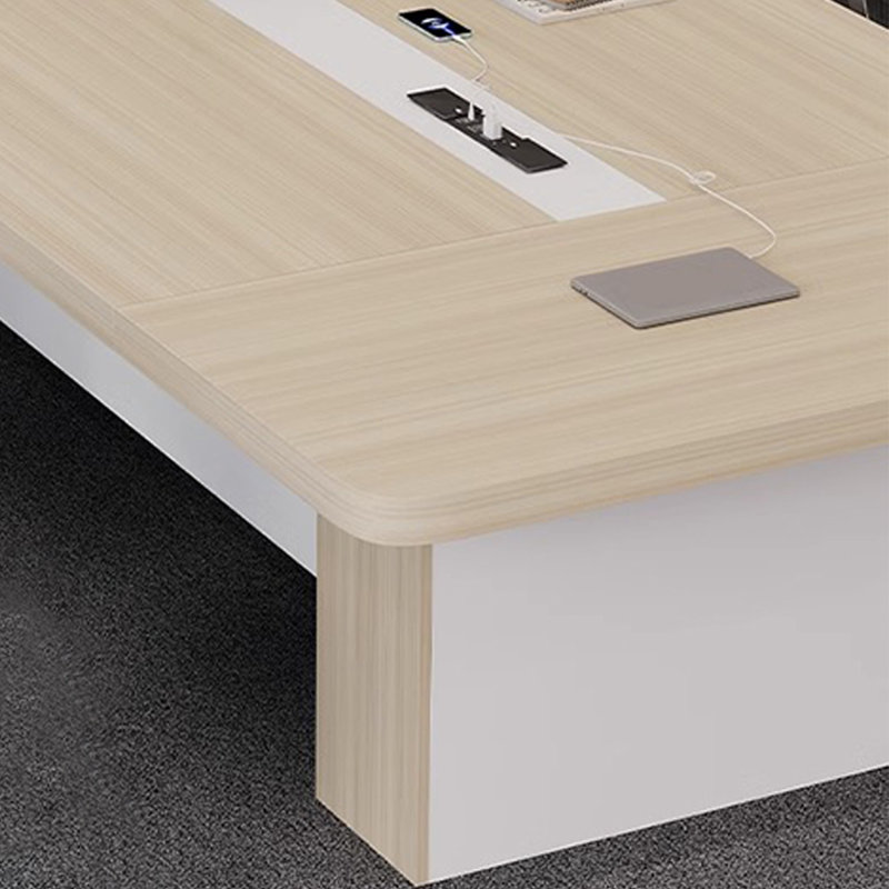 Table de réunion minimaliste et moderne, H 29,52 po x L 110,23 po x l 47,24 po