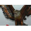 Statue aigle avec drapeau américain en bronze - symbole de force et de liberté Vappu, L 32 po x l 14 po x H 35 po