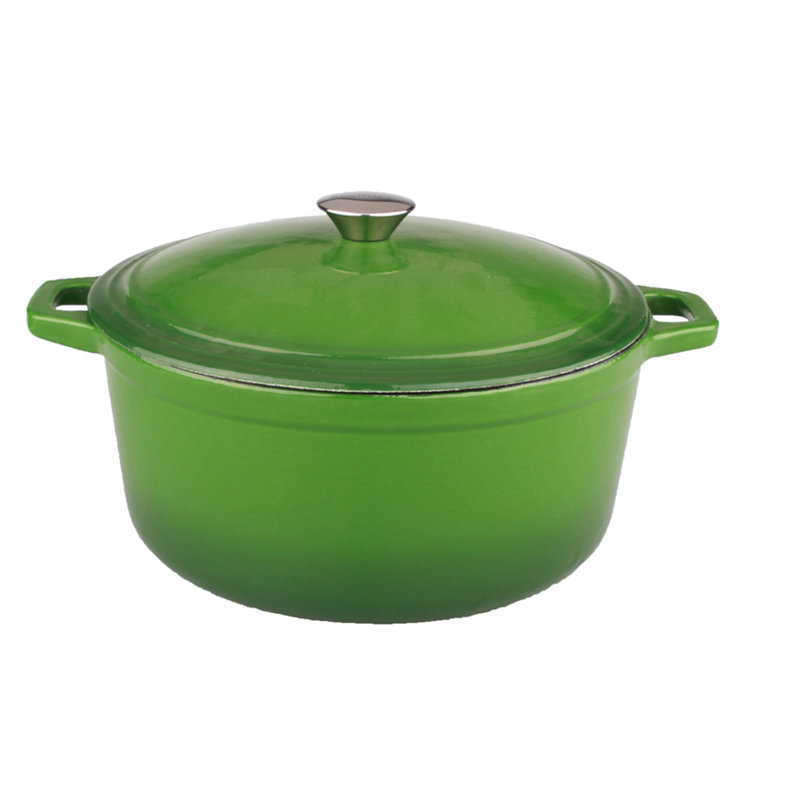 Cocotte ovale en fonte avec couvercle BergHOFF Neo 5Qt, Vert
