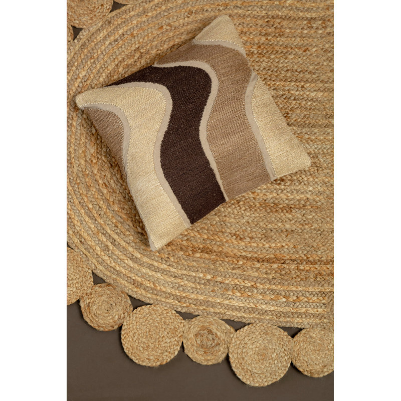 Jute / Sisal Flatweave Area Rug, Oval 120 x 170 cm
