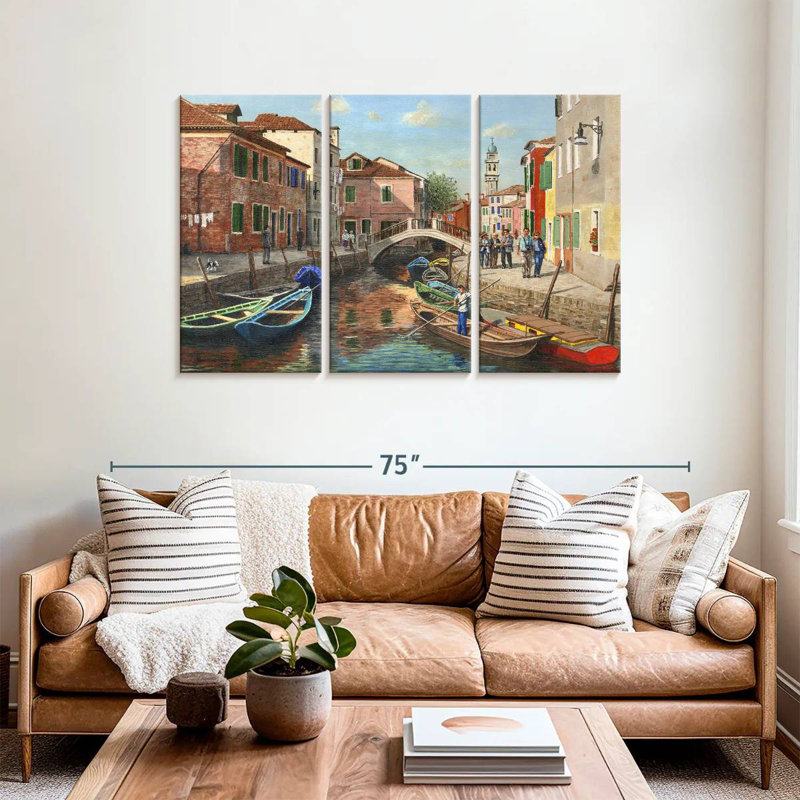 Rorry Burano Canal Venice, 36" H x 57" W