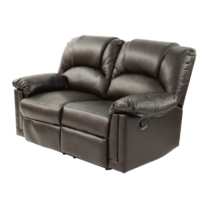 Causeuse inclinable 57,6 po, Brun