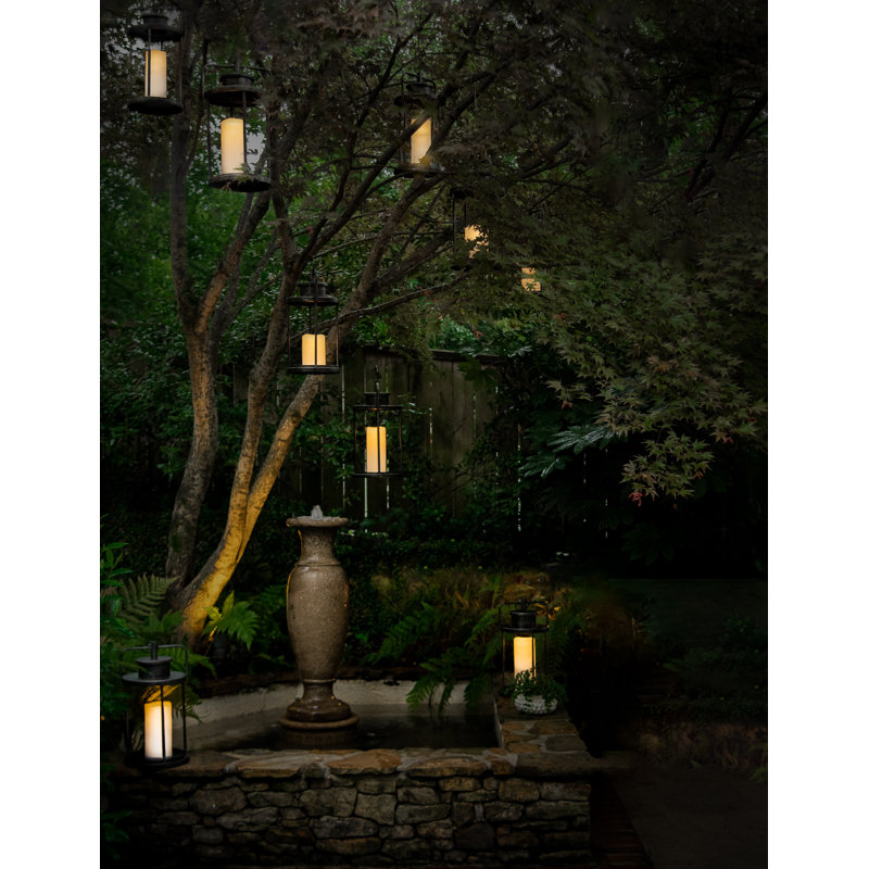 Barlow - Hanging Aluminum Lantern, 20" H x 11.5" W x 10.5" D