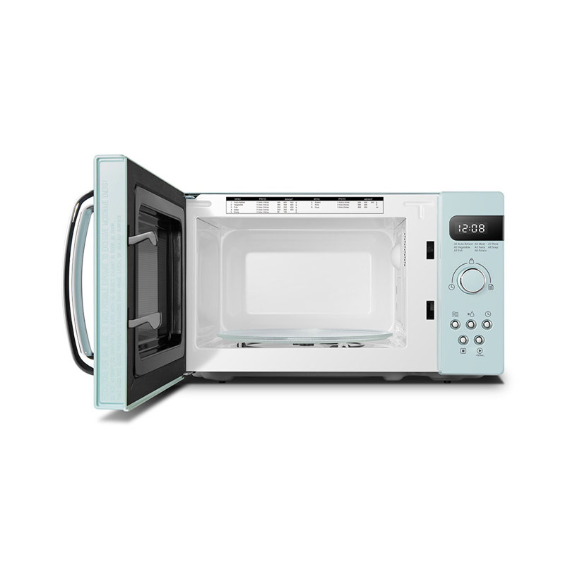 Living And Home 44cm 20m³ L 800W - Watt Smart External Countertop Microwave with Sensor Cooking and Air Frying Capability