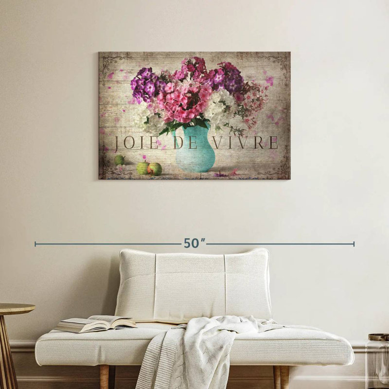 Harnek Wood Style Joie De Vivre, 24" H x 36" W