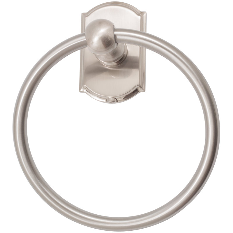 Cambridge Towel Ring, Satin Nickel