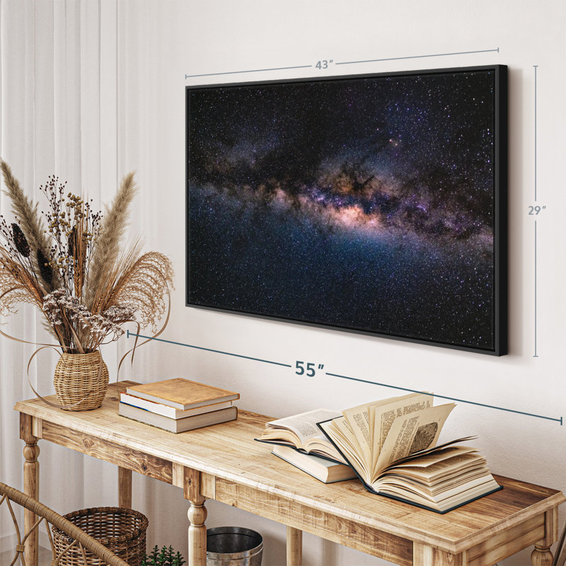 Milky Way System Canvas Print, 29" H x 43" W