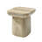 Alduara 19.75" Tall Modern Concrete Top End Table-1567443148