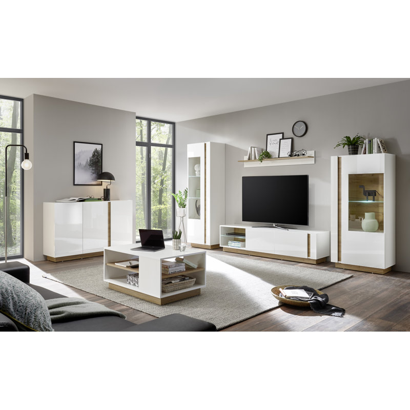 Alleana Block Coffee Table with Storage