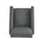 Chaise en lin à dossier poussoir pour une décoration élégante avec siège confortable et fabrication durable-1153658736