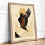Eagle in Flight Art Deco - Framed Print-358430603-358430605