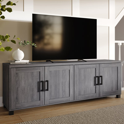 Amalthea 71'' Media Console TV Stand with Doors, for TVs up to 85''