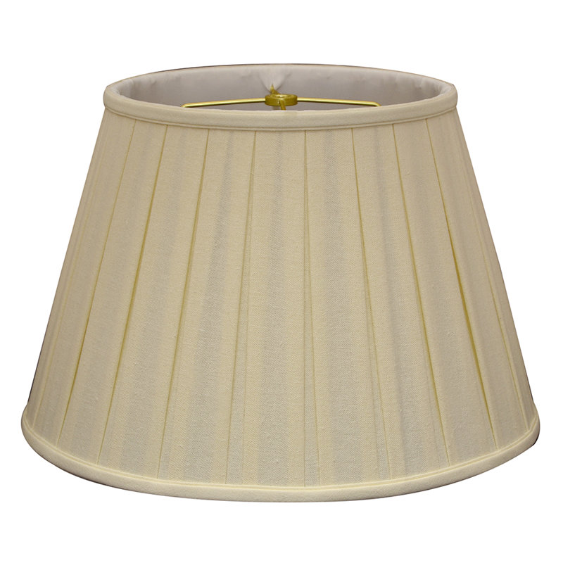 Abat-jour Linen Empire (Araignée), Coquille d'oeuf, H 11 po x l 16 po x P 16 po