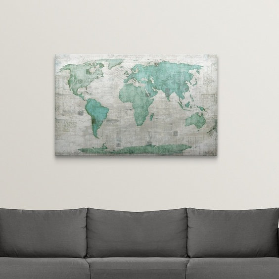 «Matsumoto World» par Edward Selkirk, impression, H 30 po x l 48 po x P 1,5 po, Toile