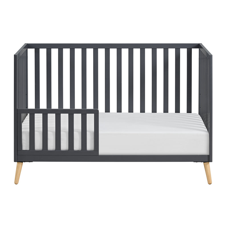 Lit de bébé convertible Cozy Nest, Ardoise de minuit / naturel