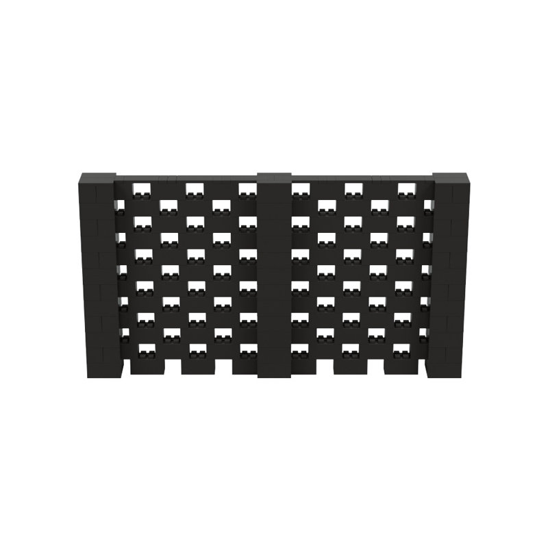 Ensemble mural Everblock, Noir, H 72 po x l 132 po x P 12 po