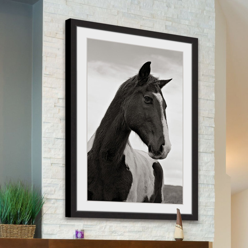 "Ranch Horse Wisdom" Framed Print, 24" H x 16" W x 1.5" D