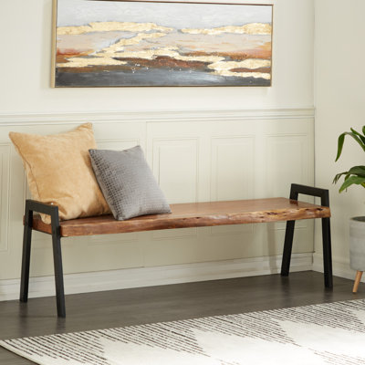 Banc en bois massif