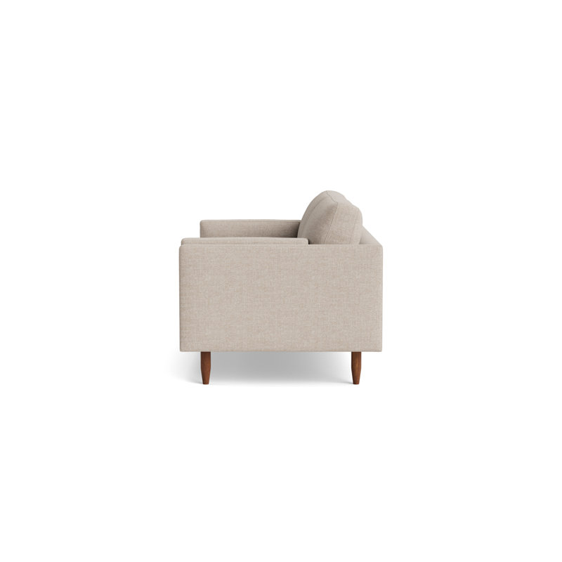 Skinny Fat Loveseat (70"), Performance Weave - Natural
