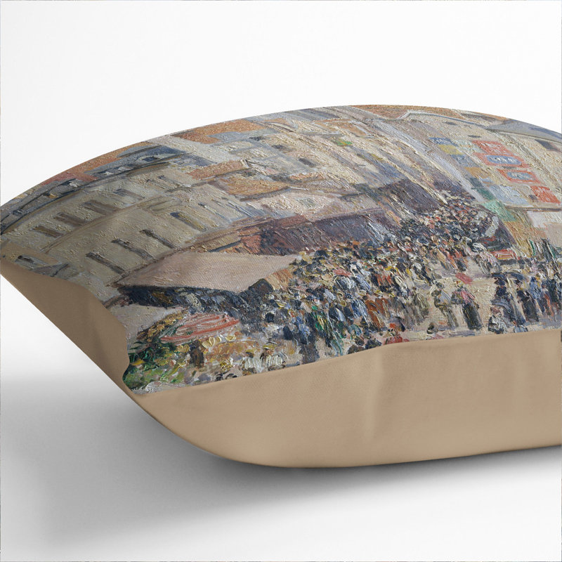 Square Cushion, 55cm H x 55cm W x 20cm D, Stone