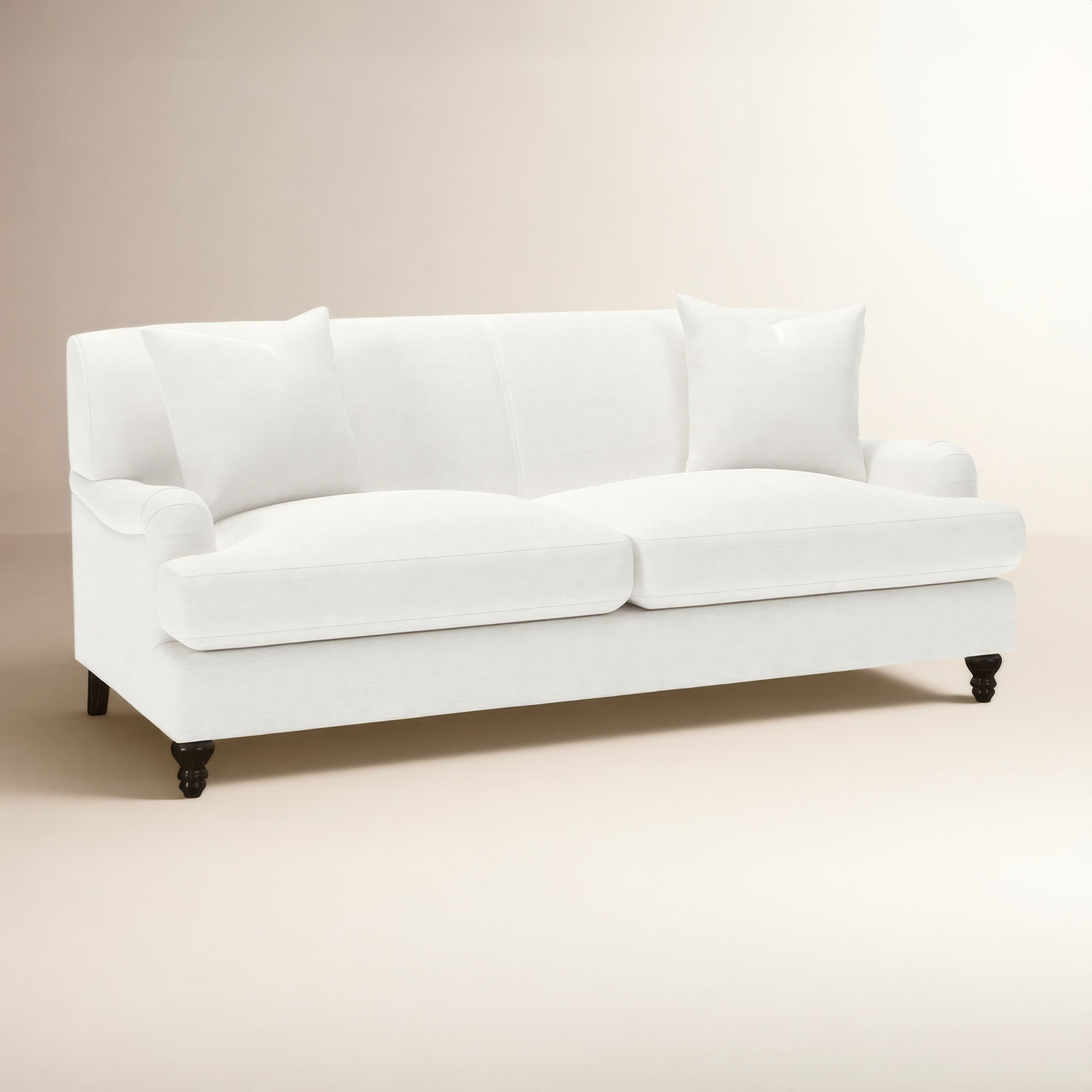 Walters 78'' Sofa, Nomad Snow Crypton® Chenille