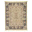 Hand Knotted Wool Oriental Area Rug in Cream And Navy