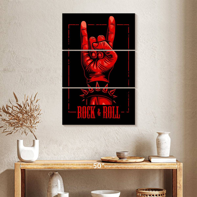 Abarca Red Rock N Roll, H 38 po x l 24 po