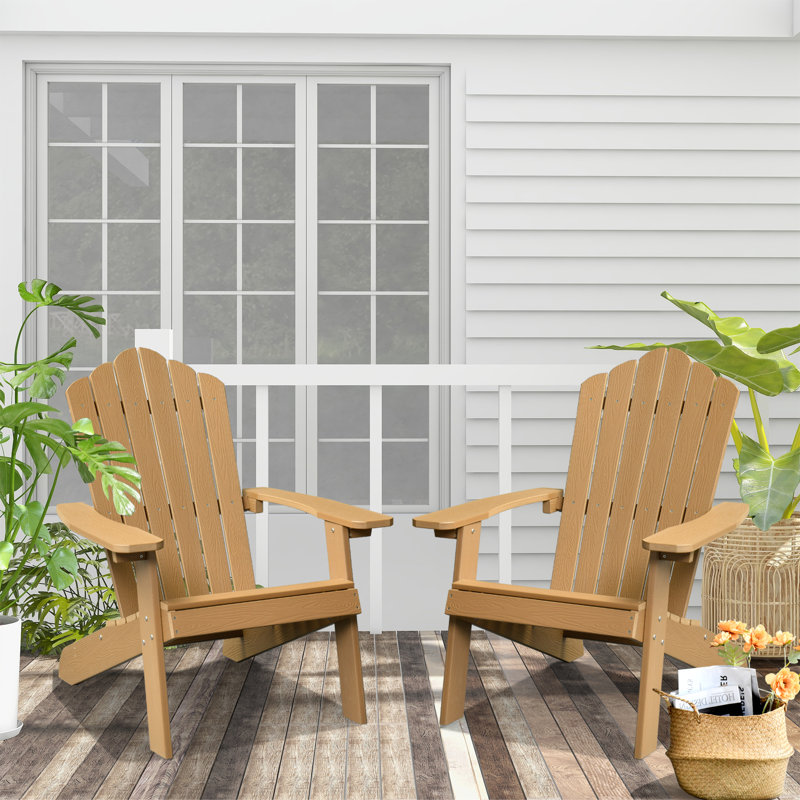 Outdoor Adirondack Chair, Wooden Lubricious