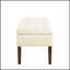 Banc capitonné avec rangement Design simple, confortable et durable, banc multifonctionnel-604157848