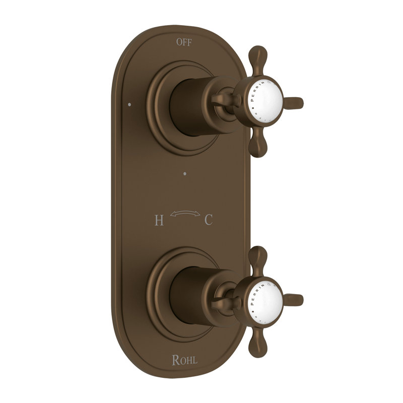 Edwardian™ 4" x 8.5" Faucet Trim, English Bronze