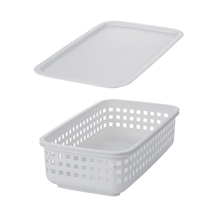 SKÅDIS Storage basket, set of 3, white - IKEA