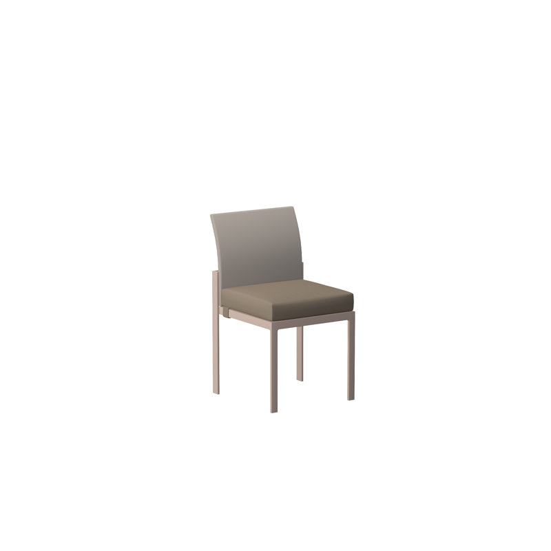 KOMFY - Dining Chair - Mat Grey/Gris Frame - Flanelle Gris Cushion, Deauve Taupe, Mat Moka/Taupe