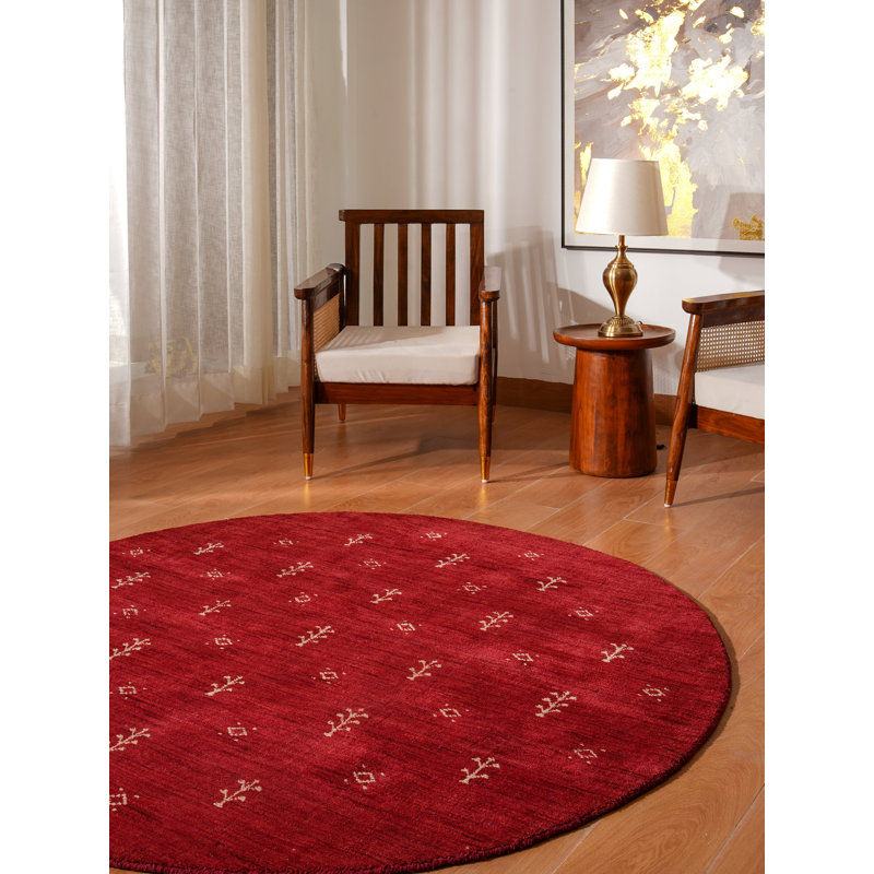 Tapis écologiques tissés à la main Onna, Rond 10pi