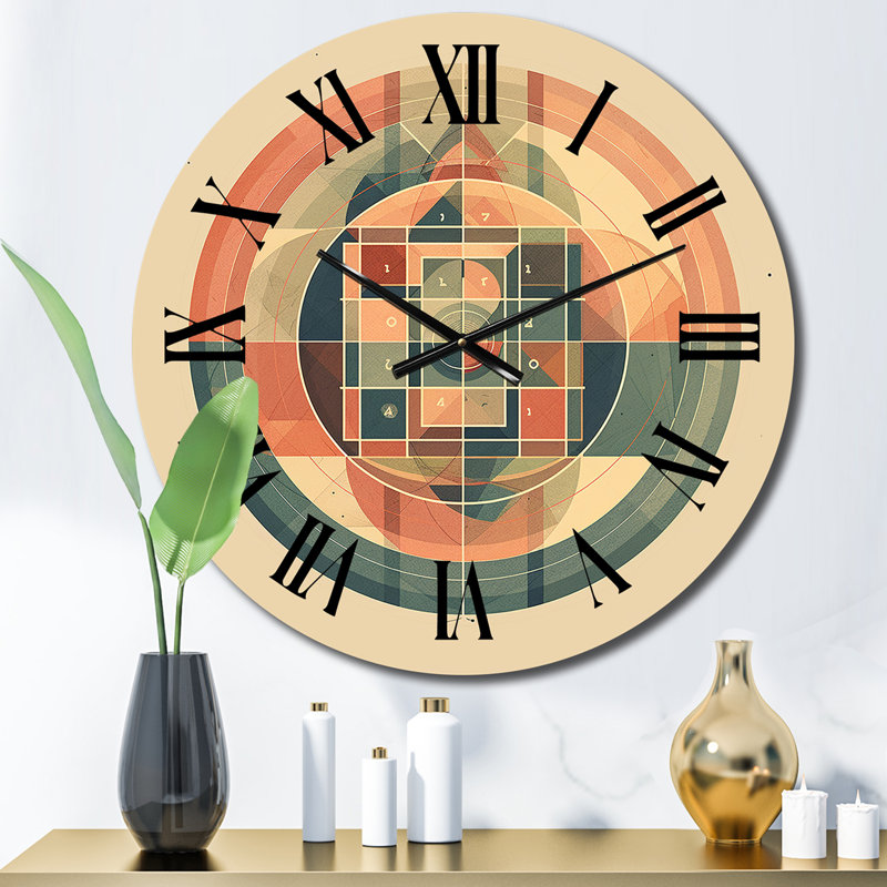 Horloge murale en métal Kamelo, Petit
