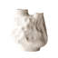 Vase décoratif en céramique blanche, joli petit vase à fleurs blanches pour la décoration intérieure, vases décoratifs en céramique de style bohème d'inspiration nordique moderne