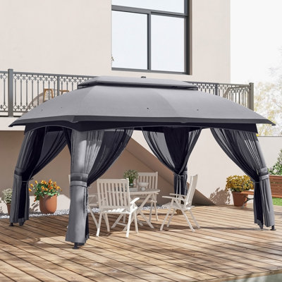 Pavillon de jardin 10 pi x 13 pi Outsunny