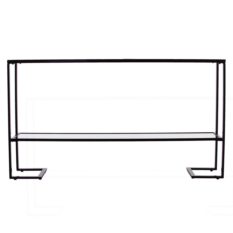 Console Horten Glam - étroite, Noir