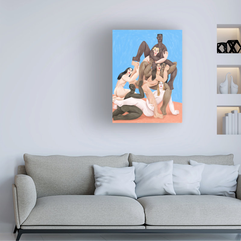 Œuvre sur toile «Bachelor», H 47 po x l 35 po
